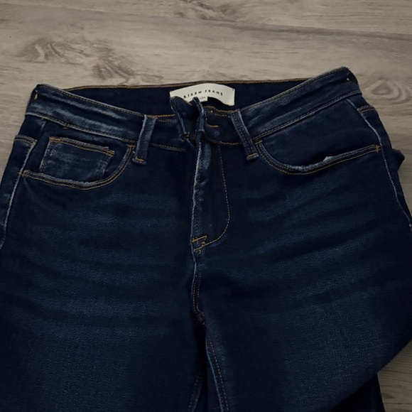 Dark Blue Women's Jeans - Picture 3 of 4